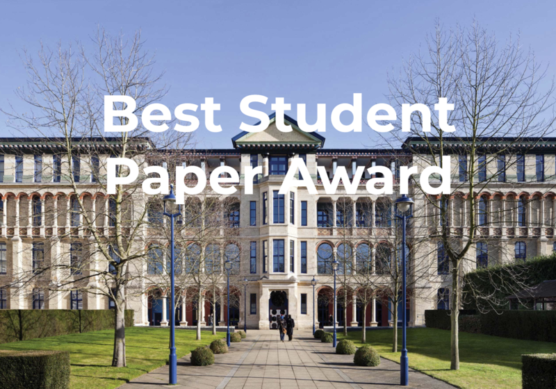 CERF Best Student Paper Award 2026